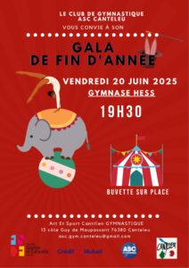 Gala 2025 toutes les information sur l'affiche